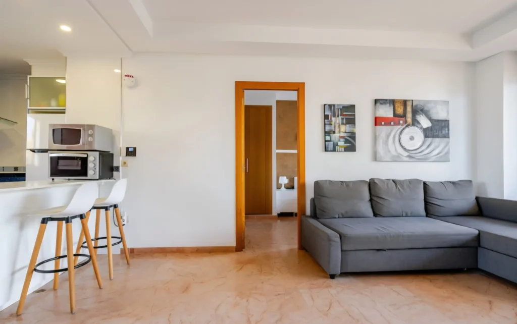 Living de departamento en alquiler
